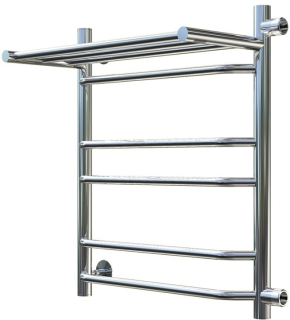 Водяной полотенцесушитель Тругор Браво ПМ 3 П 50x60x50см с полкой правый хром Браво3/ПМ506050Пправ